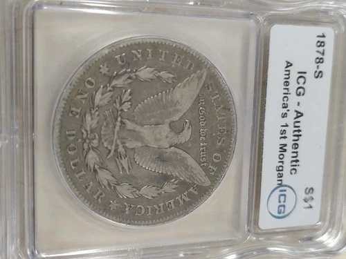 1878-S サンフランシスコ シルバー モルガン アメリカ初の銀貨