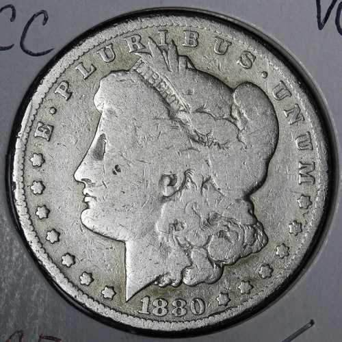 1880年製 モルガン銀貨 VG E250 WCEQ