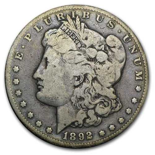 1892-CC モルガン・ダラー・ファイン