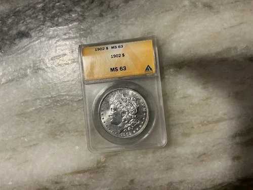 1902年 モルガン・ダラー銀貨 MS63