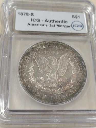 1878-S サンフランシスコ モルガン銀貨 アメリカ初代銀貨