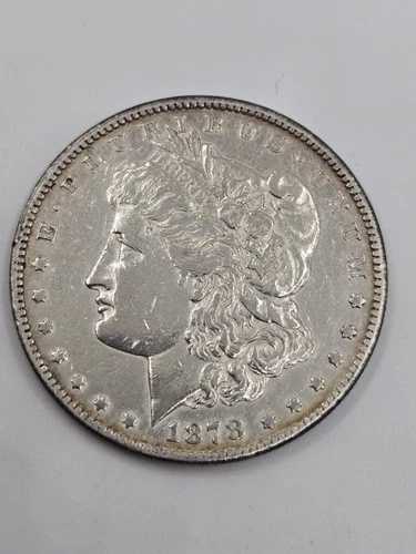 1878-CC モルガン銀貨 - カーソンシティ ☆ 古いアルバムコイン ☆ 872 ☆ 古いクリーニング