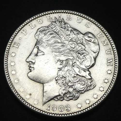 1903年 1ドル モルガン銀貨 AU 未流通について
