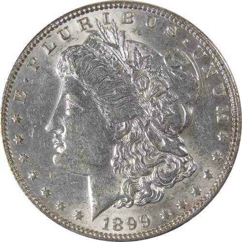 1899年 モーガン・ダラー AU 未流通銀貨 1ドル SKU:I23247