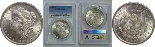 1887-O モルガン・ダラー PCGS MS-63+ 84,095円