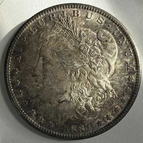 1884-CC 1ドルモルガン銀貨 - カーソンシティ - (B1/ZOURY)｜WORLD RESOURCE【QUEEN店】 84,095円