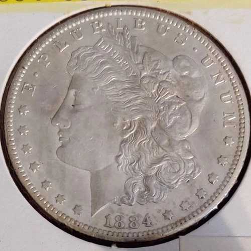 1884 CC モーガン シルバー 1ドル コイン ミント カーソンシティ MTT
