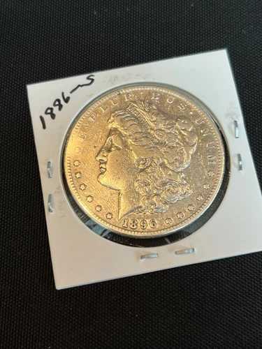 1896-S 米国モルガン銀貨