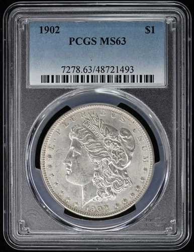 1902年 1ドル モルガン・ダラー PCGS MS63