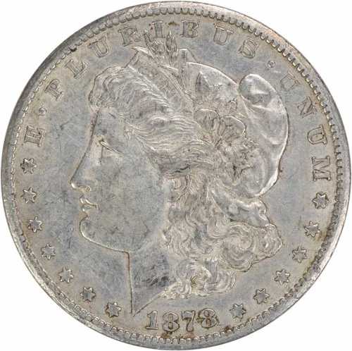 1878-CC モルガン銀貨 AU 未認定 #210｜WORLD RESOURCE【QUEEN店】