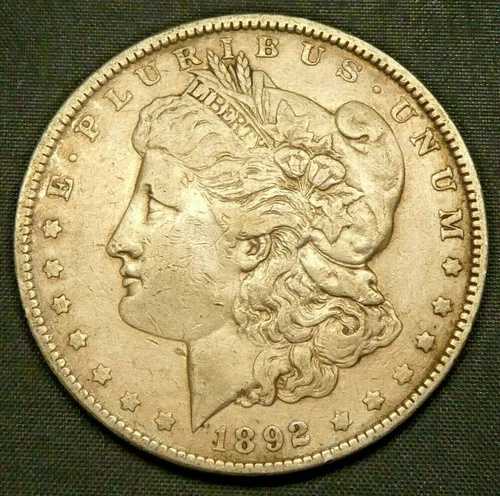 1892年 1ドル モルガン銀貨 米国造幣局｜WORLD RESOURCE【QUEEN店】