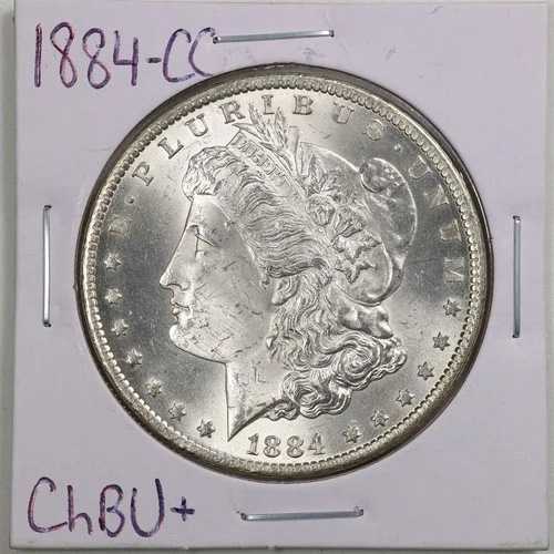 1884-CC 1ドル モルガン銀貨 チョイス BU+コンディション #BH01550