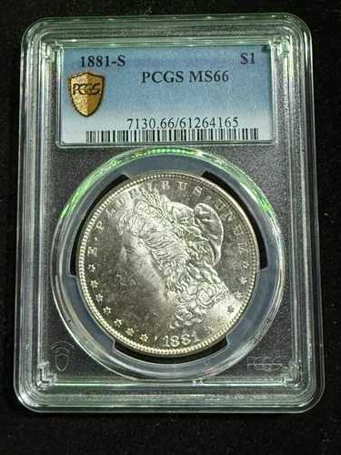 1881年 S モルガン・ダラー PCGS MS 66