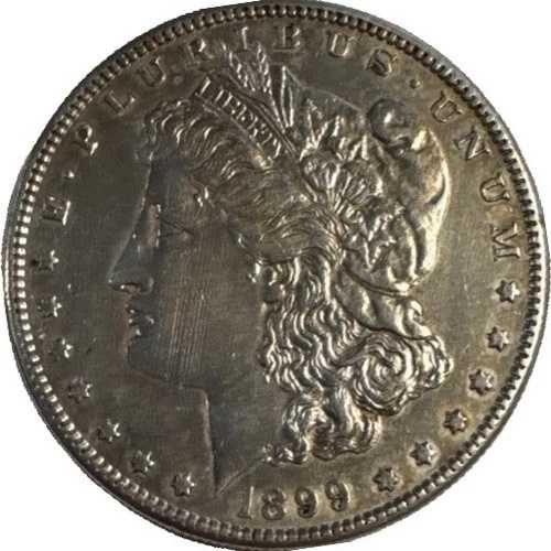 1899-S モーガン $1 ? NGC価格 GUI以下 ? 銀90% ? 未使用 + (AU+)
