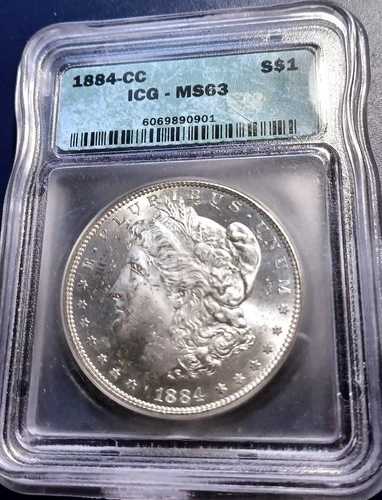 1884-CC ICG MS63 モルガン・ダラー｜WORLD RESOURCE【QUEEN店】
