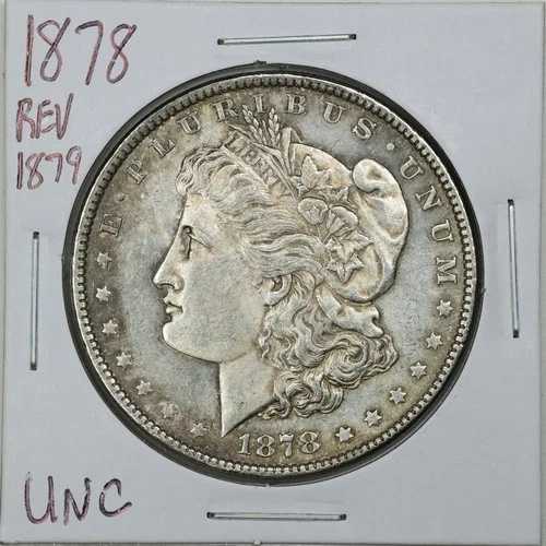 1879年版 1ドルモルガン銀貨（1878年改訂版、未使用品 #06562）｜WORLD RESOURCE【QUEEN店】