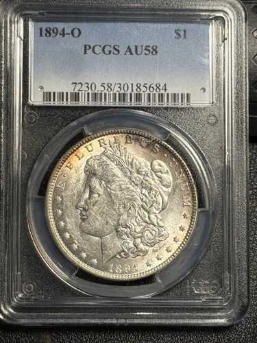 1894年 O モルガン銀貨 PCGS AU-58｜WORLD RESOURCE【QUEEN店】