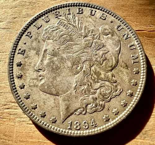 1894年 O モルガン シルバー ドル 高品位 キー デート ニューオーリンズ 希少アンティークコイン *