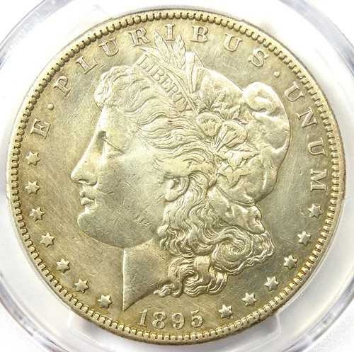 1895-S モルガン銀貨 1ドル - PCGS XF ディテール認定 (EF) - 希少年号コイン 233,750円