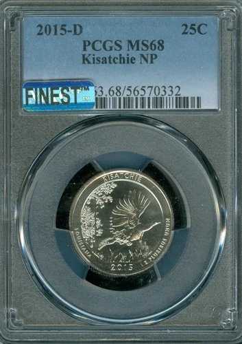2015 D KISATCHIE クォーター PCGS MS68 MAC 最高品質 & スポットレス POP-5 。｜WORLD RESOURCE【QUEEN店】