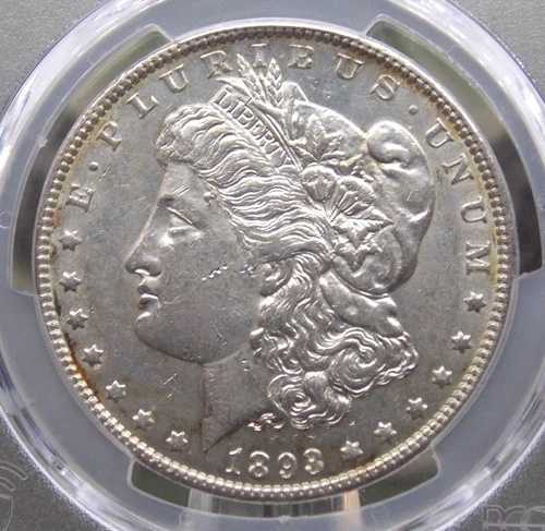 1893年「P」モルガン シルバードル $1 PCGS AU55 #239 未流通 ECC&C, Inc. について