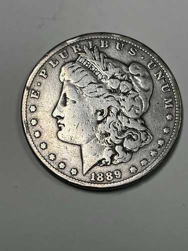 1889年CCモルガン銀貨 - 重要日付！Choice Fine/VFディテール