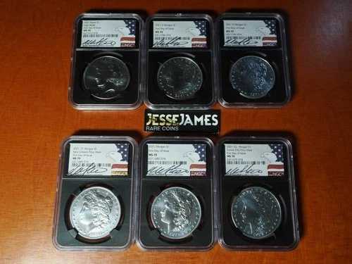 2021年 シルバー モーガン＆ピース ドル NGC MS70 FDI マイルズ スタンディッシュ サイン入り セット CC D O 430,760円