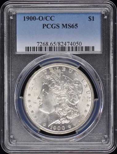 1900-O/CC $1 オーバーミントマーク モルガン・ダラー PCGS MS65 451,000円