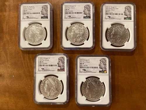 2021年 モルガン・ダラー NGC MS70 FDOI MERCANTI サイン入り 初日コイン|WORLD RESOURCE【QUEEN店】