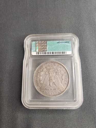 1889-CC モルガン銀貨 スラブ付き $1 カーソンシティ、キーデート、ICG EF40|WORLD RESOURCE【QUEEN店】