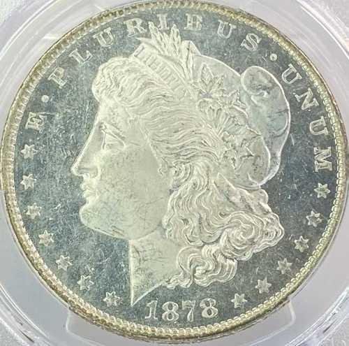 1878年 7尾羽根 PCGS MS64DMPL 1879年裏面｜WORLD RESOURCE【QUEEN店】