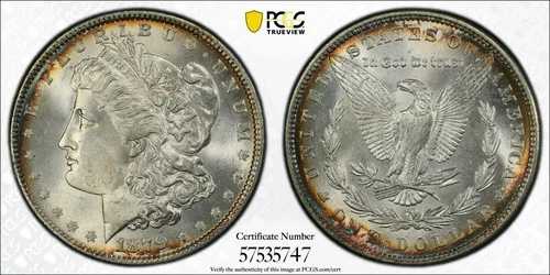 1879年 $1 PCGS MS66+ モルガン銀貨 57535747｜WORLD RESOURCE【QUEEN店】