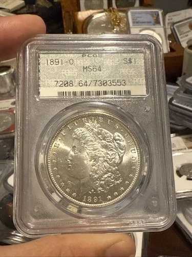 1891-O 1ドル モルガン・ダラー PCGS MS64 ドイリー 希少ラスターボム! 素晴らしい! PQも素晴らしい|WORLD RESOURCE【QUEEN店】
