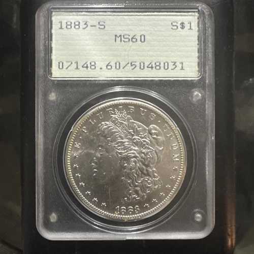 1883-S PCGS MS-60 ラトラーは60よりもはるかに美しい
