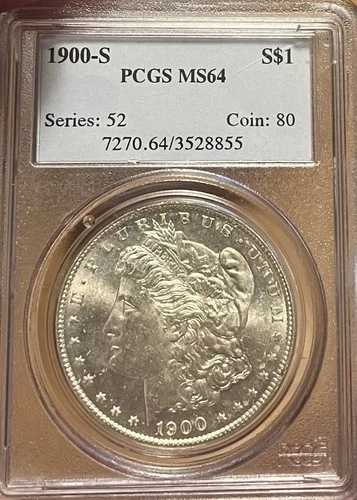 1900-S PCGS MS64 モルガン銀貨