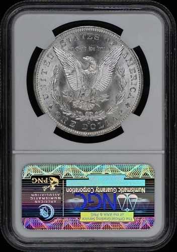 1885-O モルガン・ダラー S$1 NGC MS67