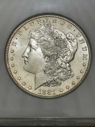 1881-S モルガン銀貨 NGC MS 65 ディープミラー プルーフ