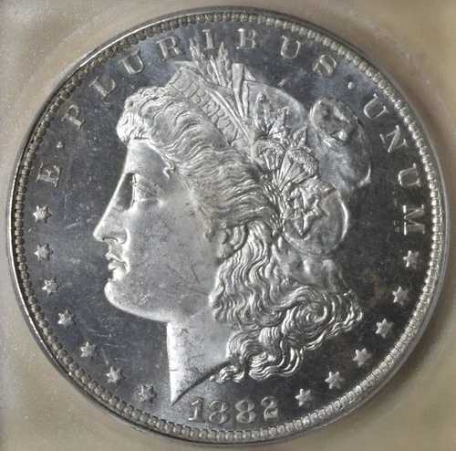 1882-O モーガン シルバー ダラー ICG MS65PL 美しいプルーフ風のダラー、DMPL に見えます!｜WORLD RESOURCE【QUEEN店】