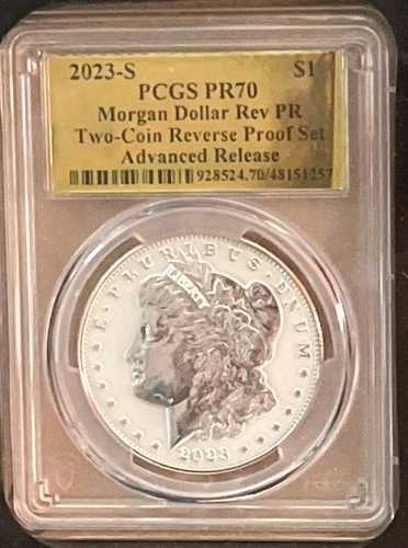 2023年 モルガン/ピース 6枚セット シルバードルセット PCGS RP70/PF70/MS70 アドバンスリリース