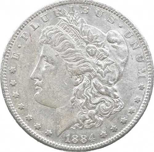 1884-S モルガン銀貨 *5122