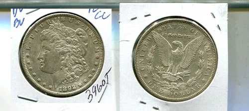 1892年 CC モーガン シルバードル AU BU 3960T