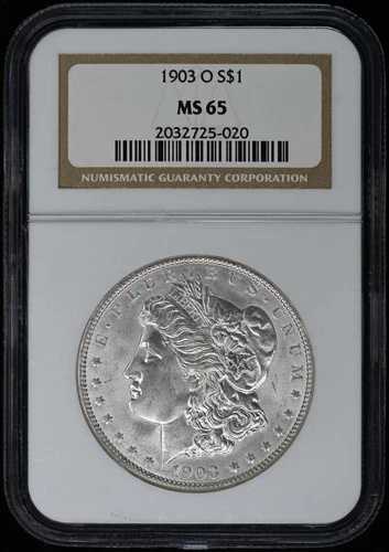 1903-O モルガン・ダラー S$1 NGC MS65