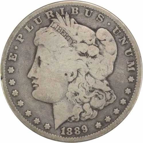 1889-CC モルガン銀貨 VG 未認定 #1022｜WORLD RESOURCE【QUEEN店】