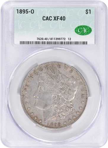 1895-O モルガン銀貨 EF40 CACG 241,560円