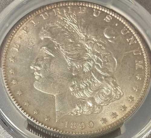 1890年-CC モルガン・ダラー - PCGS MS62｜WORLD RESOURCE【QUEEN店】