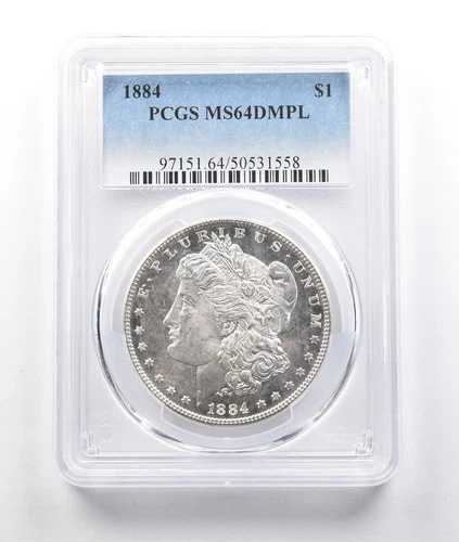 1884年 モルガン銀貨 MS64 DMPL PCGS *3841|WORLD RESOURCE【QUEEN店】