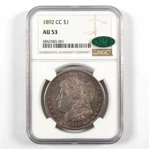 1892 CC モルガン ダラー AU 53 NGC シルバー 1 ドルコイン SKU:I11020｜WORLD RESOURCE【QUEEN店】