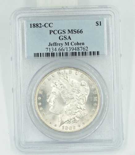 1882-CC PCGS MS66 GSA モルガン銀貨｜WORLD RESOURCE【QUEEN店】