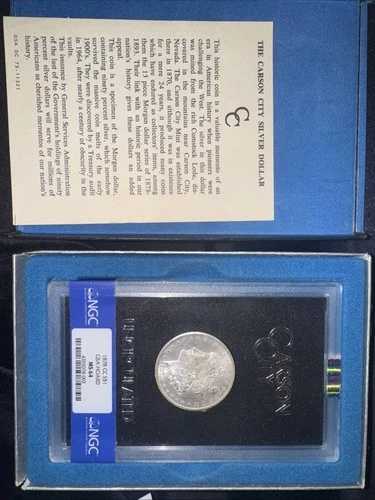 1878-CC $1 GSA NGC MS64 モルガン銀貨（箱・COA付き）8409800-001｜WORLD RESOURCE【QUEEN店】
