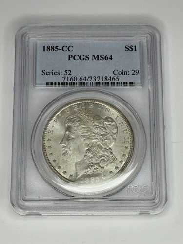 1885-CC モルガン・ダラー - MS-64 PCGS